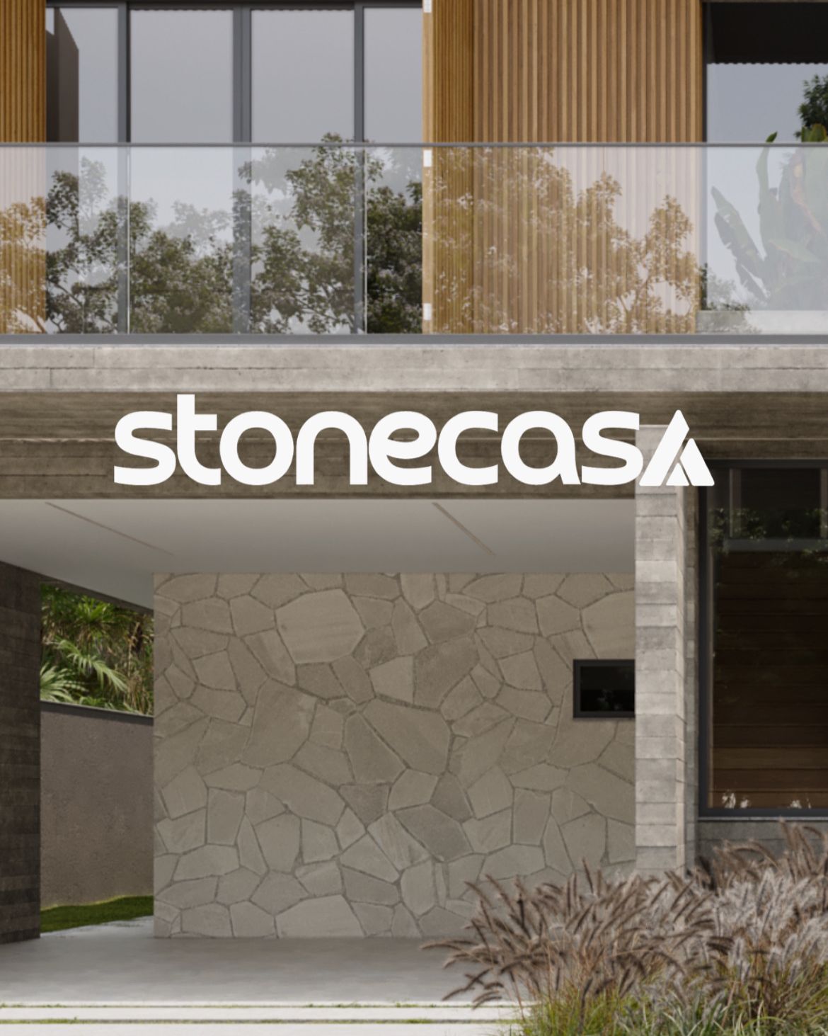 Pedra Moledo Rústica Natural | Stone Casa Alto Padrão Pedra Moledo Rústica natural com face de assentamento serrada da Stone Casa